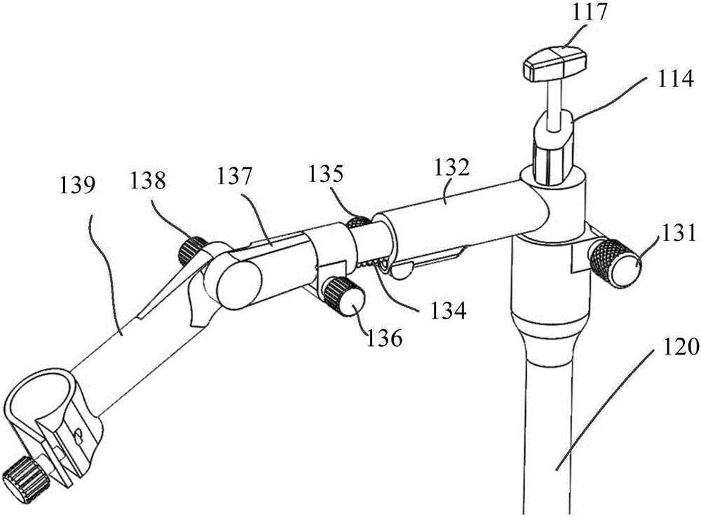 Hand-operated minimally invasive spinal column operation guiding device