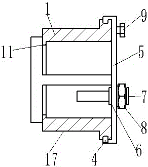 Composite small deep hole and blind hole broken nail taking-out device