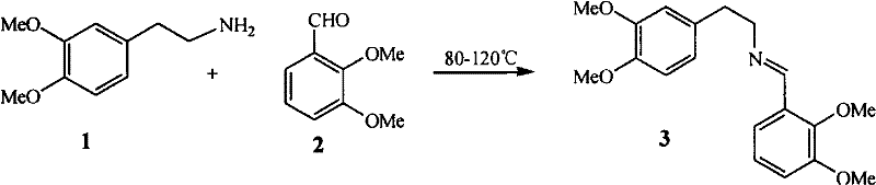 Method for full chemical synthesis of fibrauretin anti-bacterial anti-inflammatory medicine