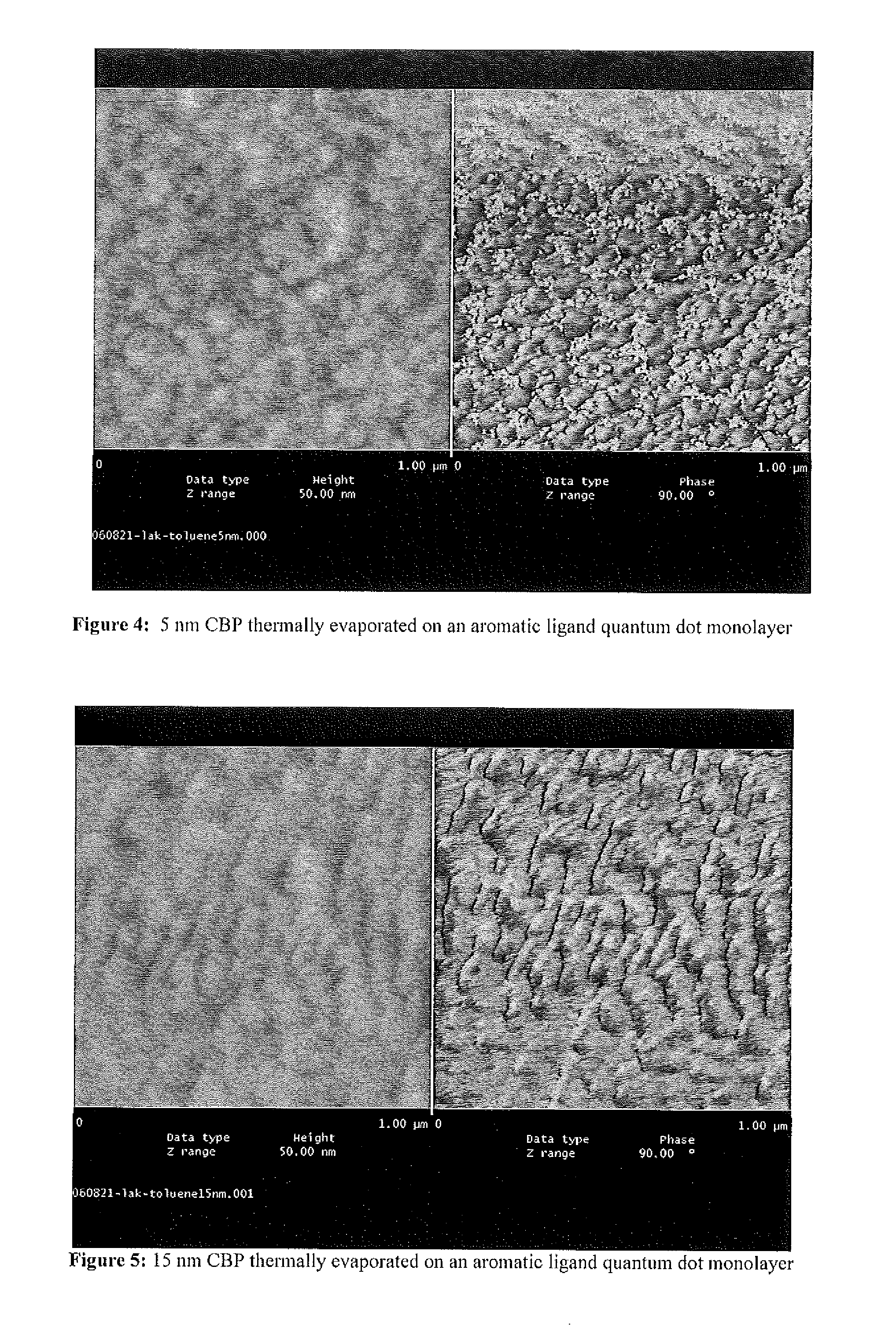 Functionalized nanoparticles and method