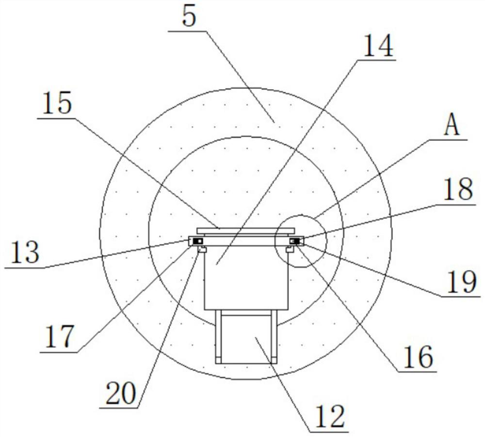 Energy-saving and environment-friendly feed mixing and stirring device