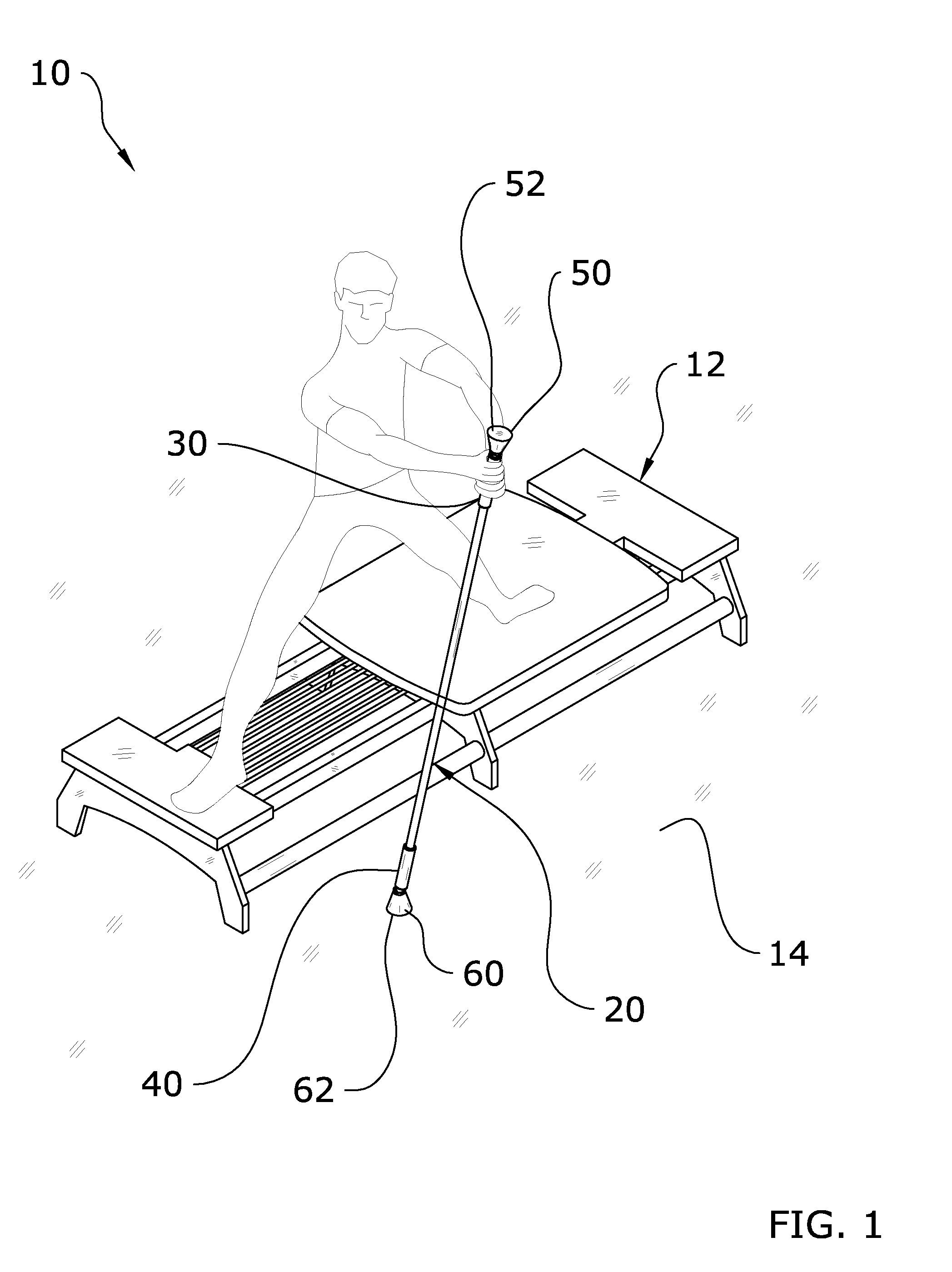 Self-Standing Weighted Pole System