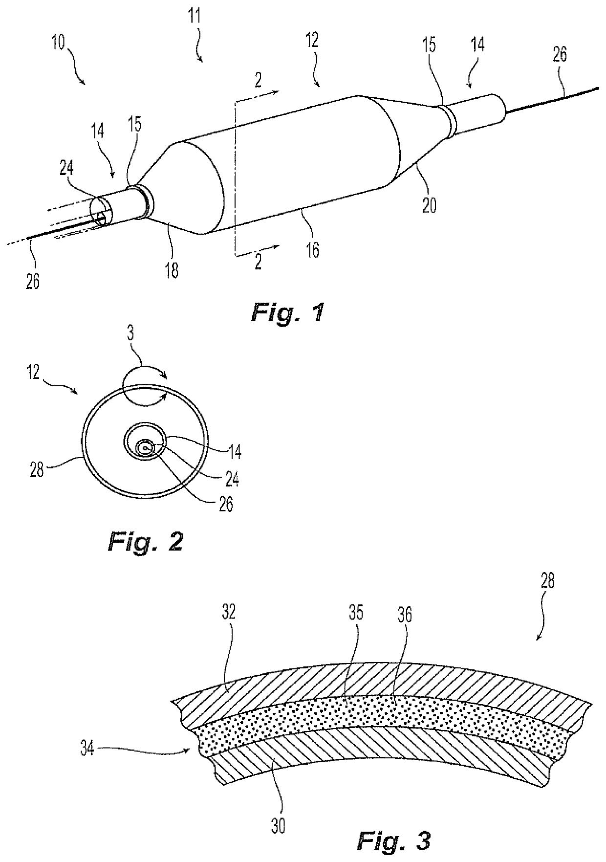 Balloon with radiopaque adhesive