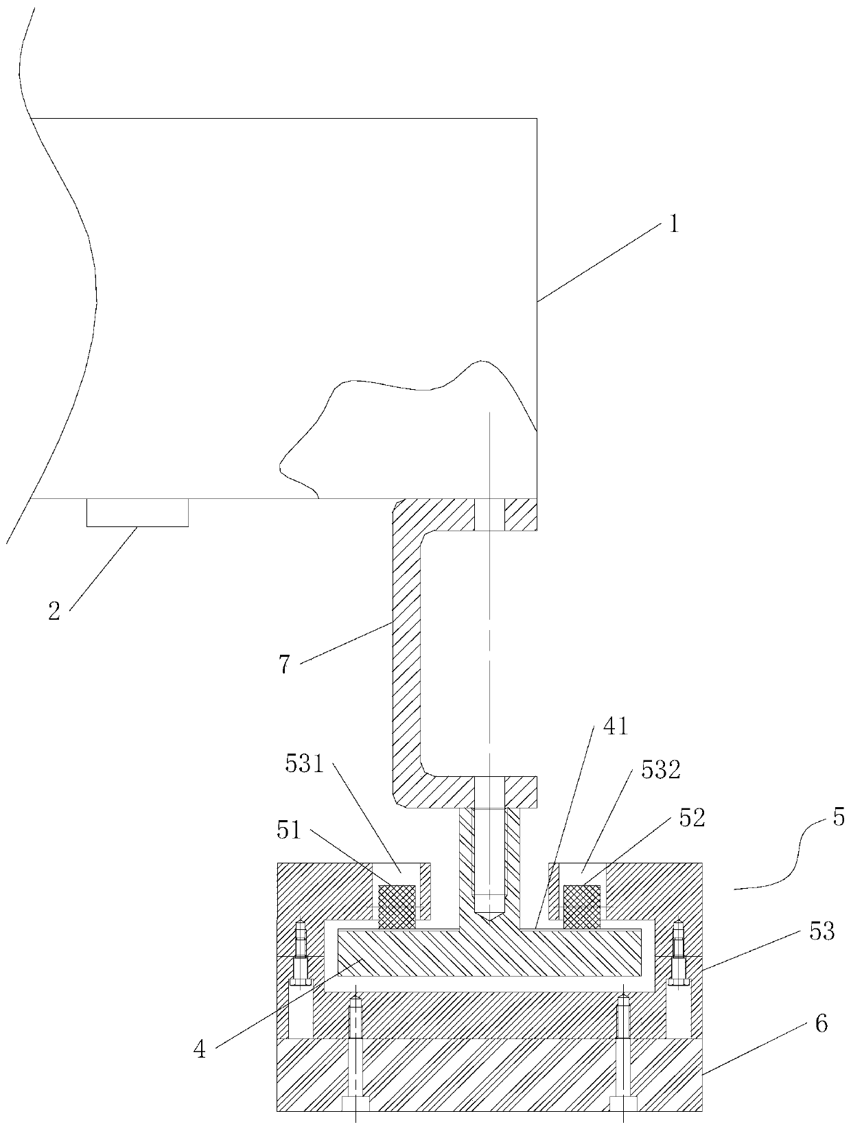 Car lift eccentric load adjusting device, elevator and car lift eccentric load adjusting method