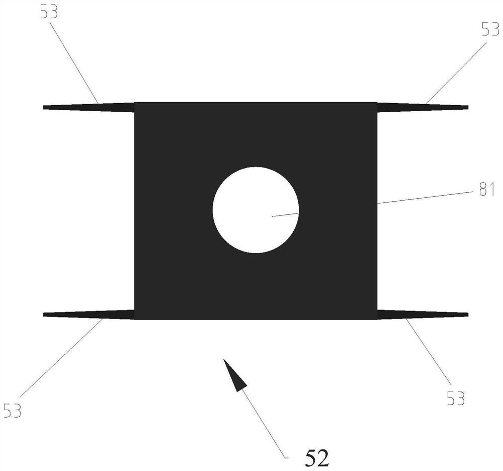 Front pattern structure of solar cell suitable for step-by-step printing and solar cell