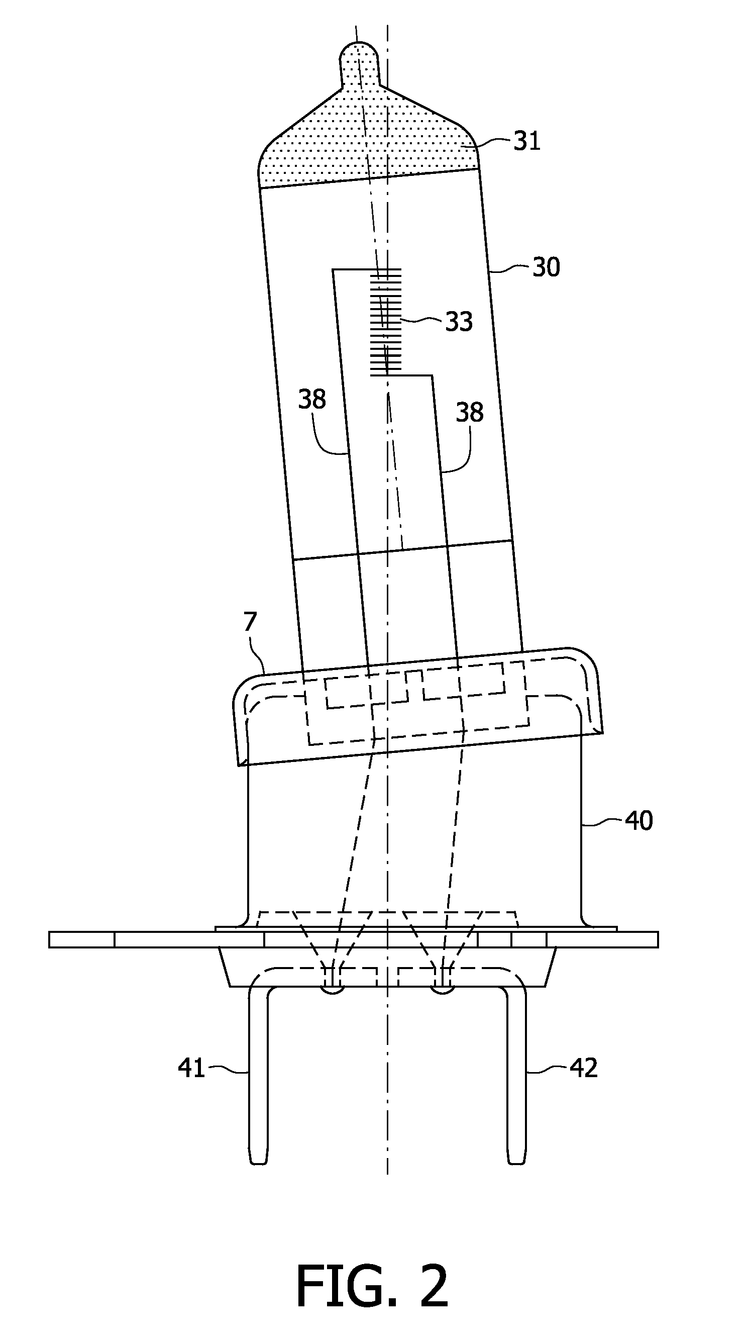 Electric lamp with light-absorbing coating, precursor suspension for such a coating and method of making such a lamp