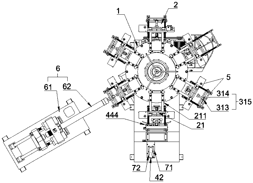 Automatic upper pulling machine