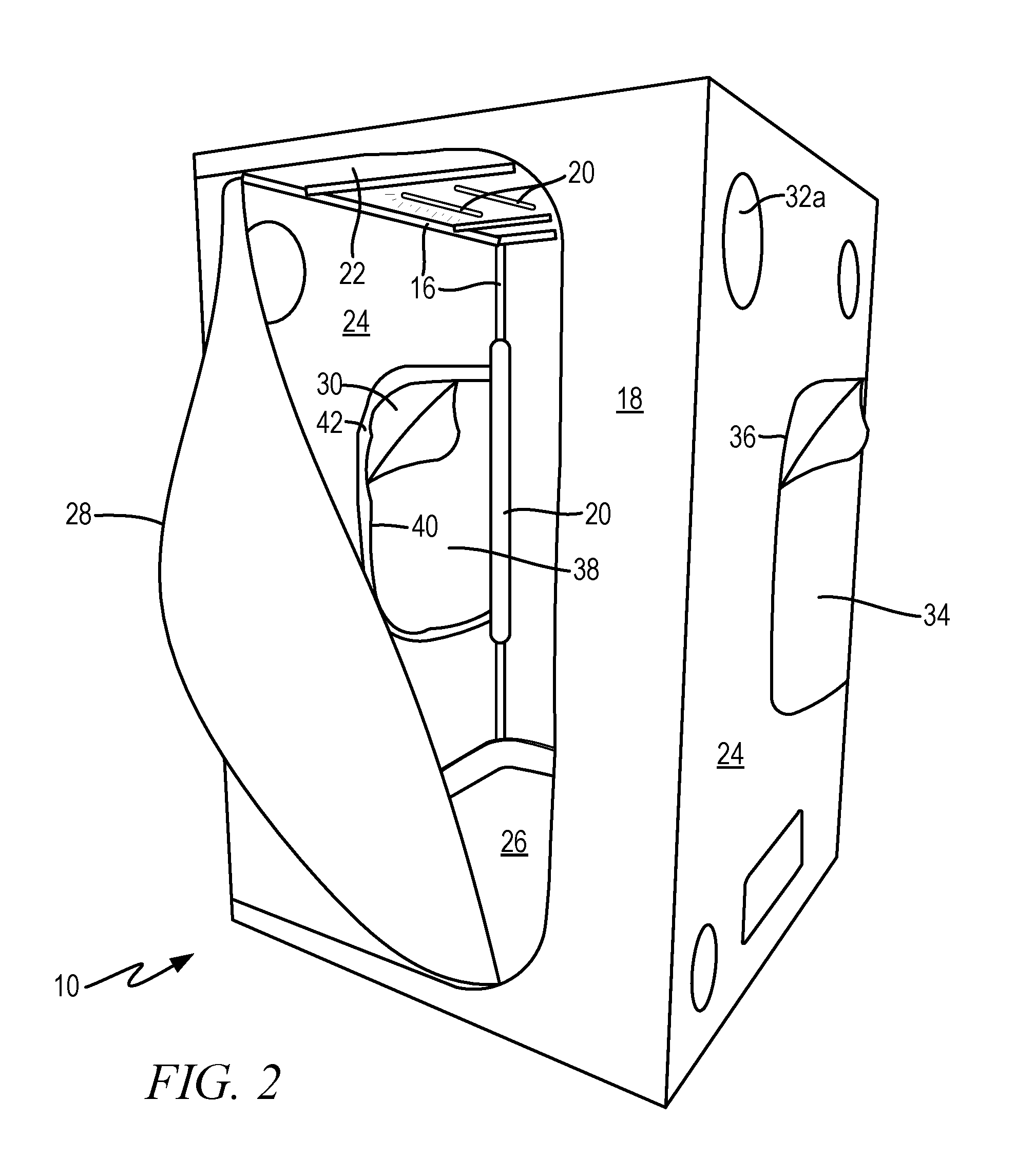 Decontamination enclosure and method