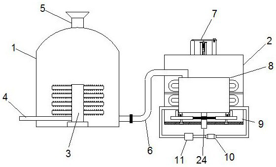 Drug extraction device for biomedicine