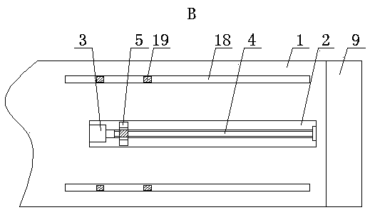 CT machine scanning bed device