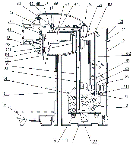 Electric pressure cooker brewing machine and beverage brewing method through same