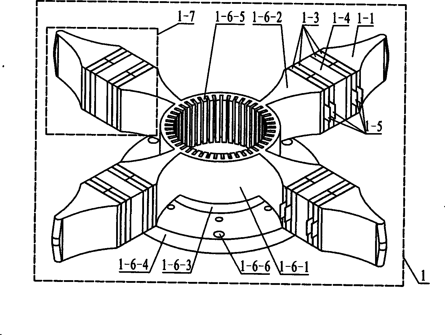 Longitudinal-shaking sandwich energy converter type cylinder shape dual rotor ultrasonic motor