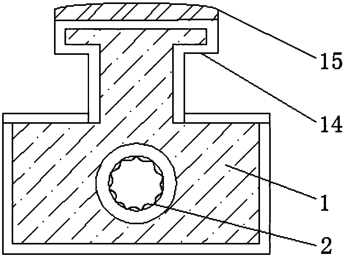 Automobile engine bearing cover convenient for lubricating operation