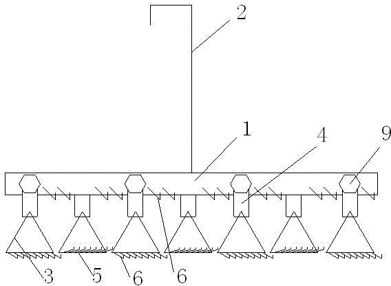 Spraying hanger