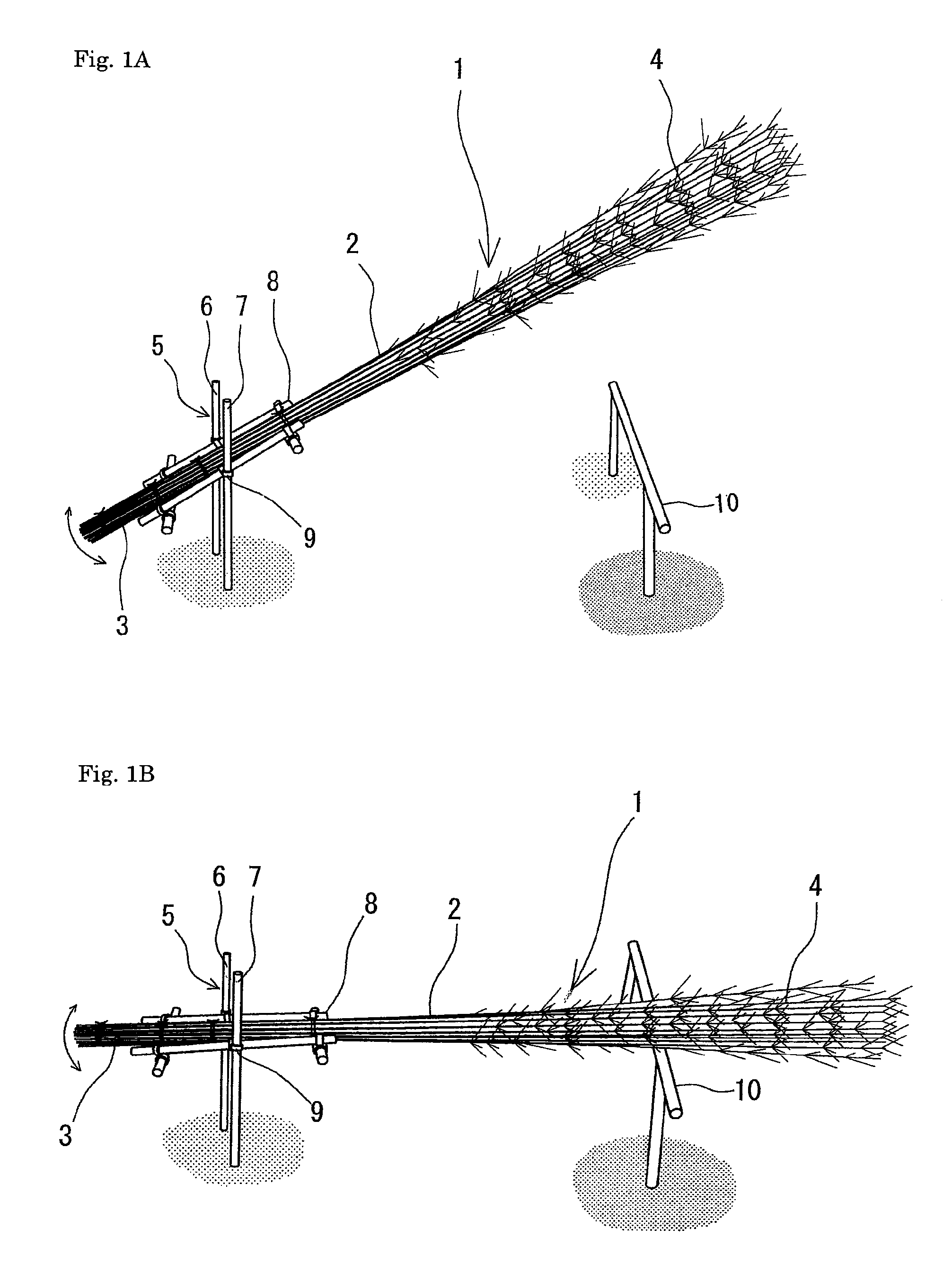 Floating-type sandy beach growing device