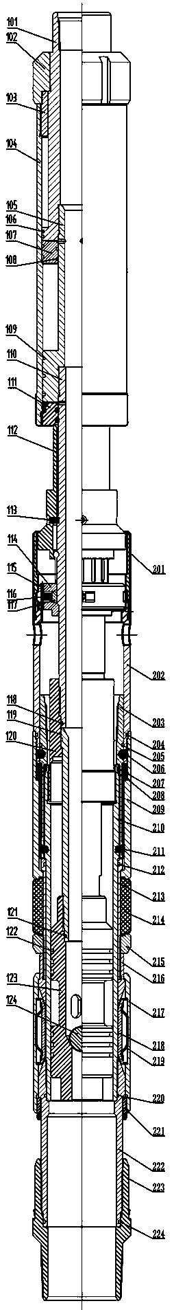 Hydraulic releasing packer preventing midway setting and method