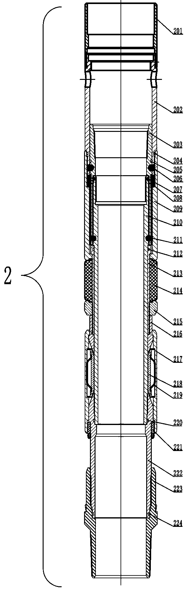 Hydraulic releasing packer preventing midway setting and method