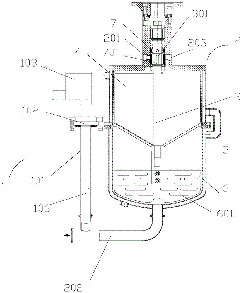 Control equipment and method for feeding and discharging of defoaming mechanism