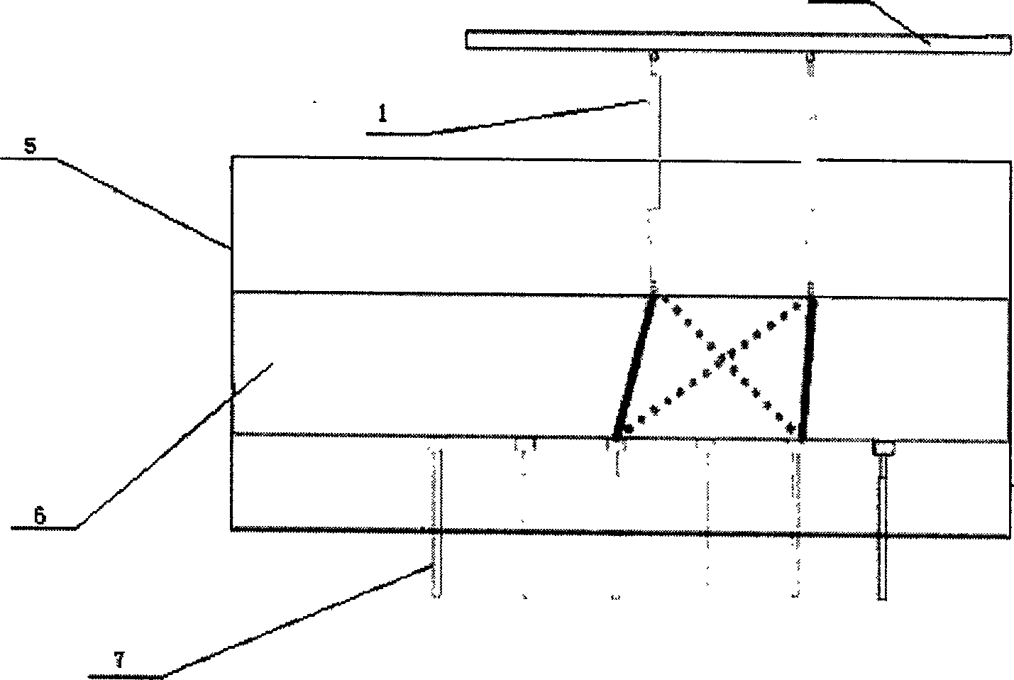 PCB on-line testing system and realization thereof