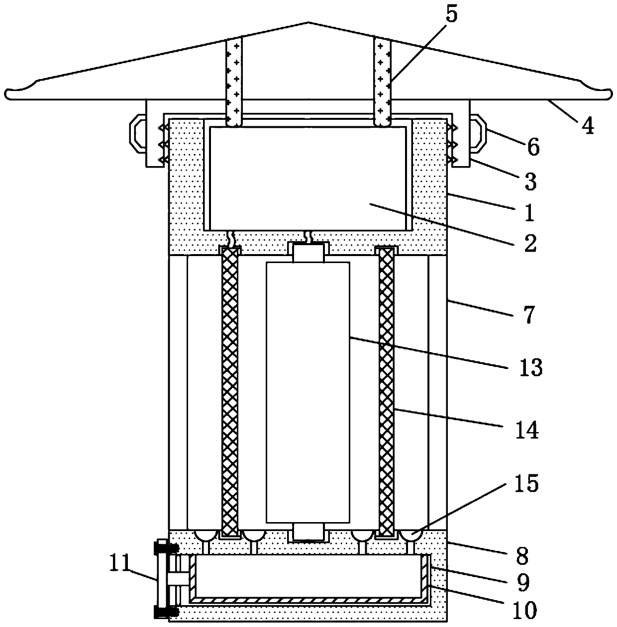 Movable orchard management robot used for trapping pests in orchards