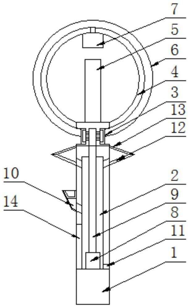 Street lamp with protective cover cleaning function