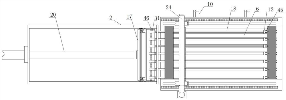 Gypsum plank production main unit and production method