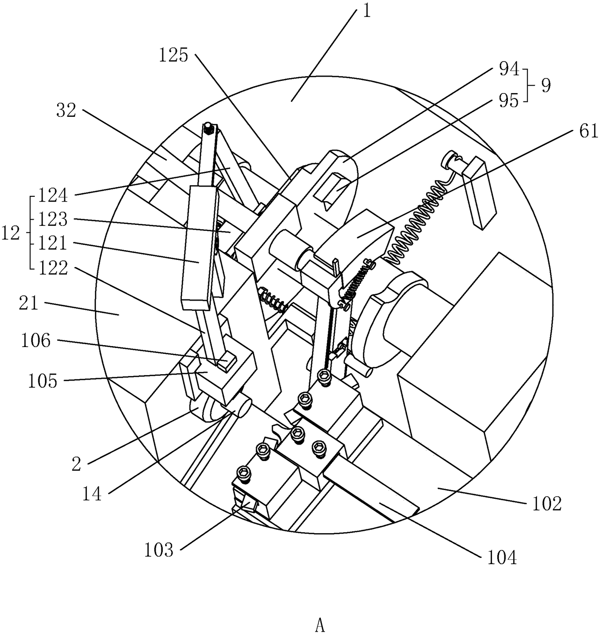 Valve rod plane semi-automatic lathe