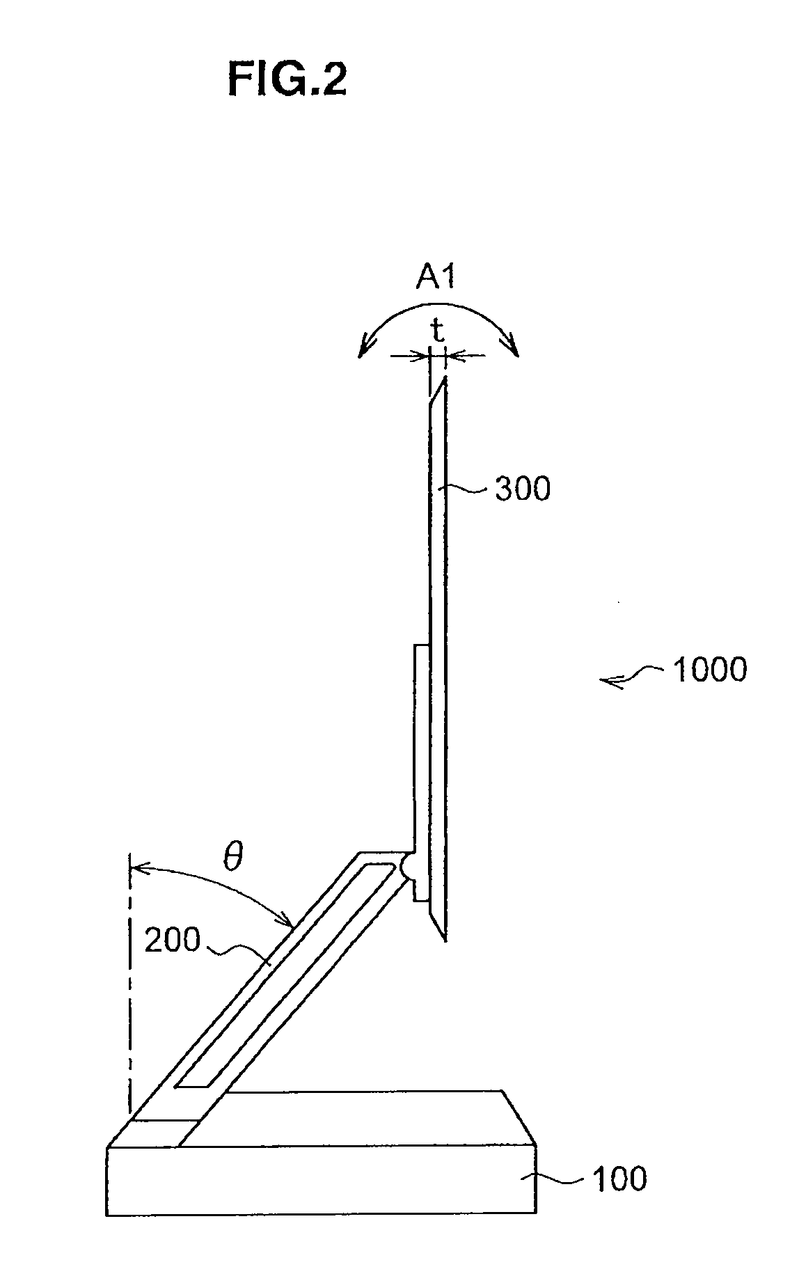 Heat dissipating structure for electronic component and display device