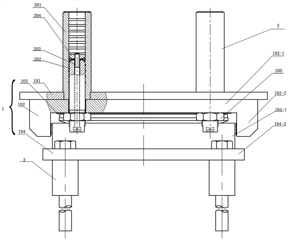 Anchoring-thickness-adjustable height-adjusting support