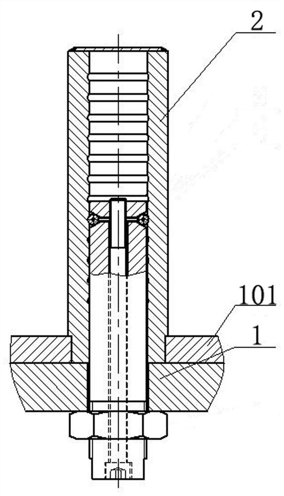 Anchoring-thickness-adjustable height-adjusting support