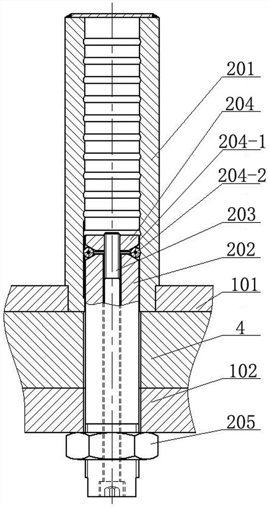 Anchoring-thickness-adjustable height-adjusting support