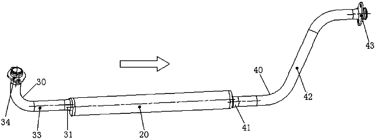 Bearing grease return structure