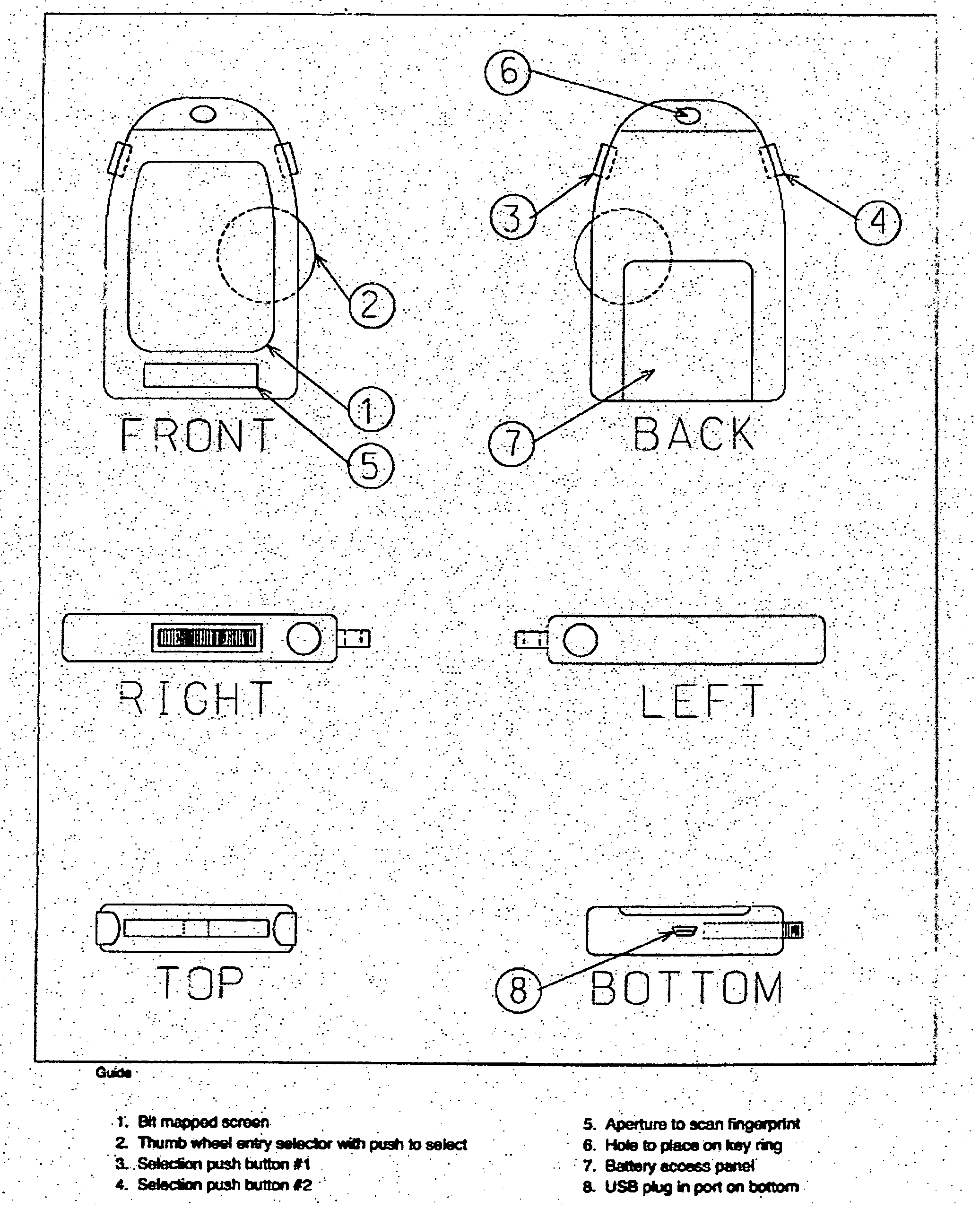 Keychain Poll Type Device