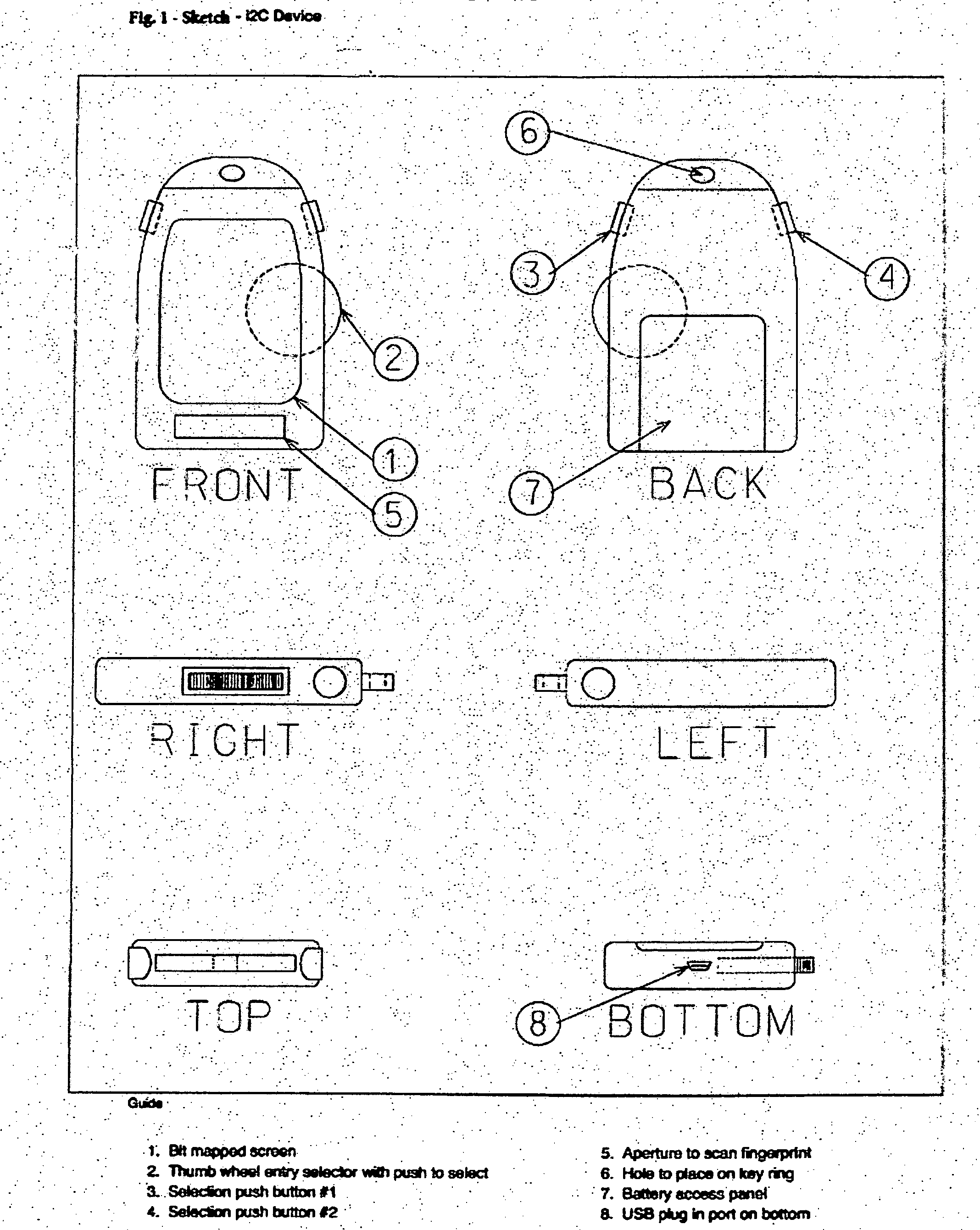 Keychain Poll Type Device