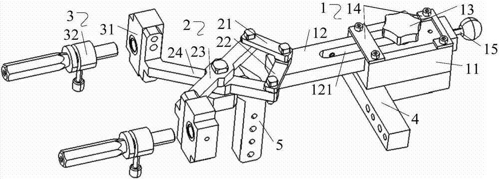 Telescopic detection mechanism