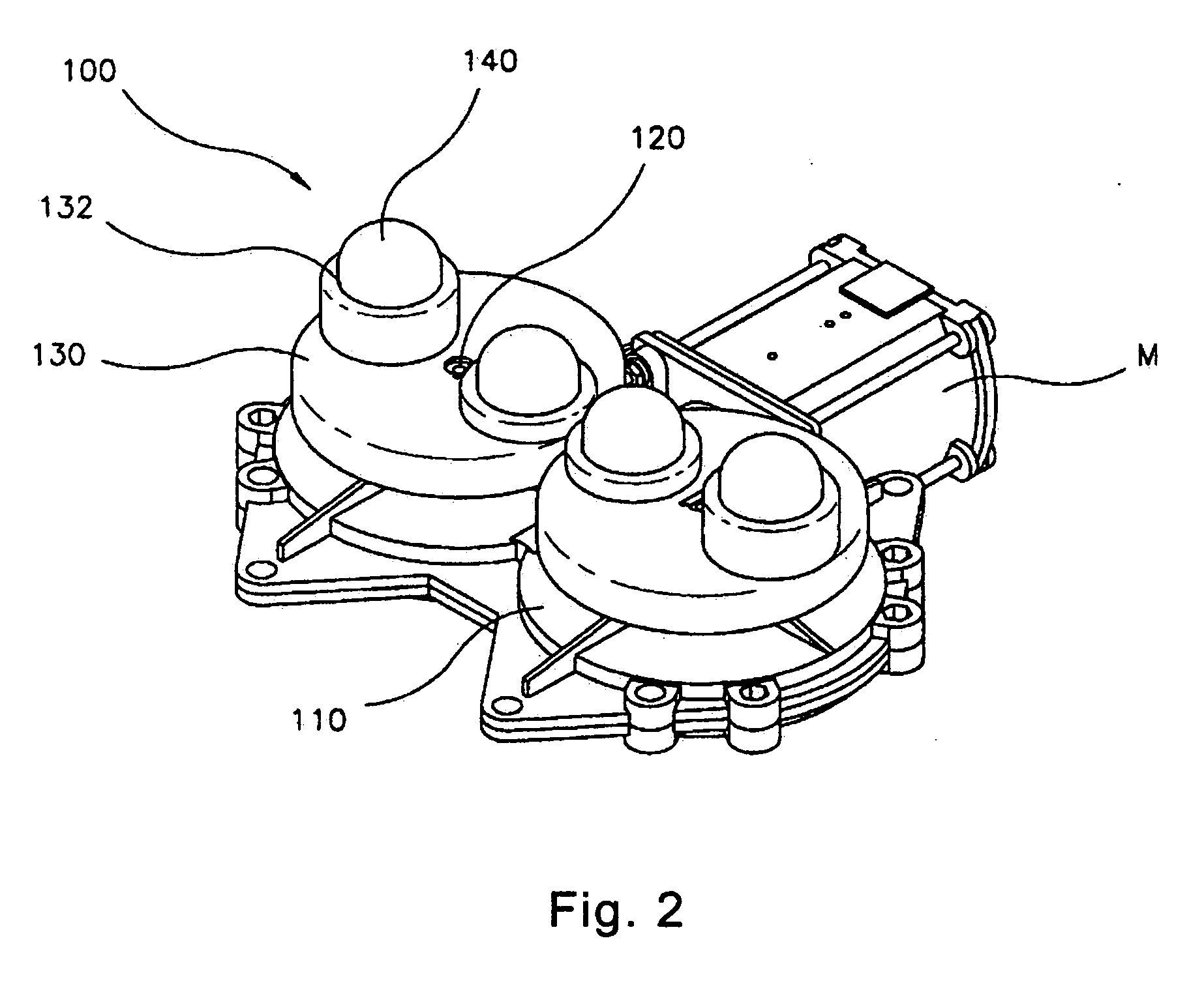 Far infra-red ray and anion emitting thermal rotary massage device for decreasing the fat in the abdominal region of a human body