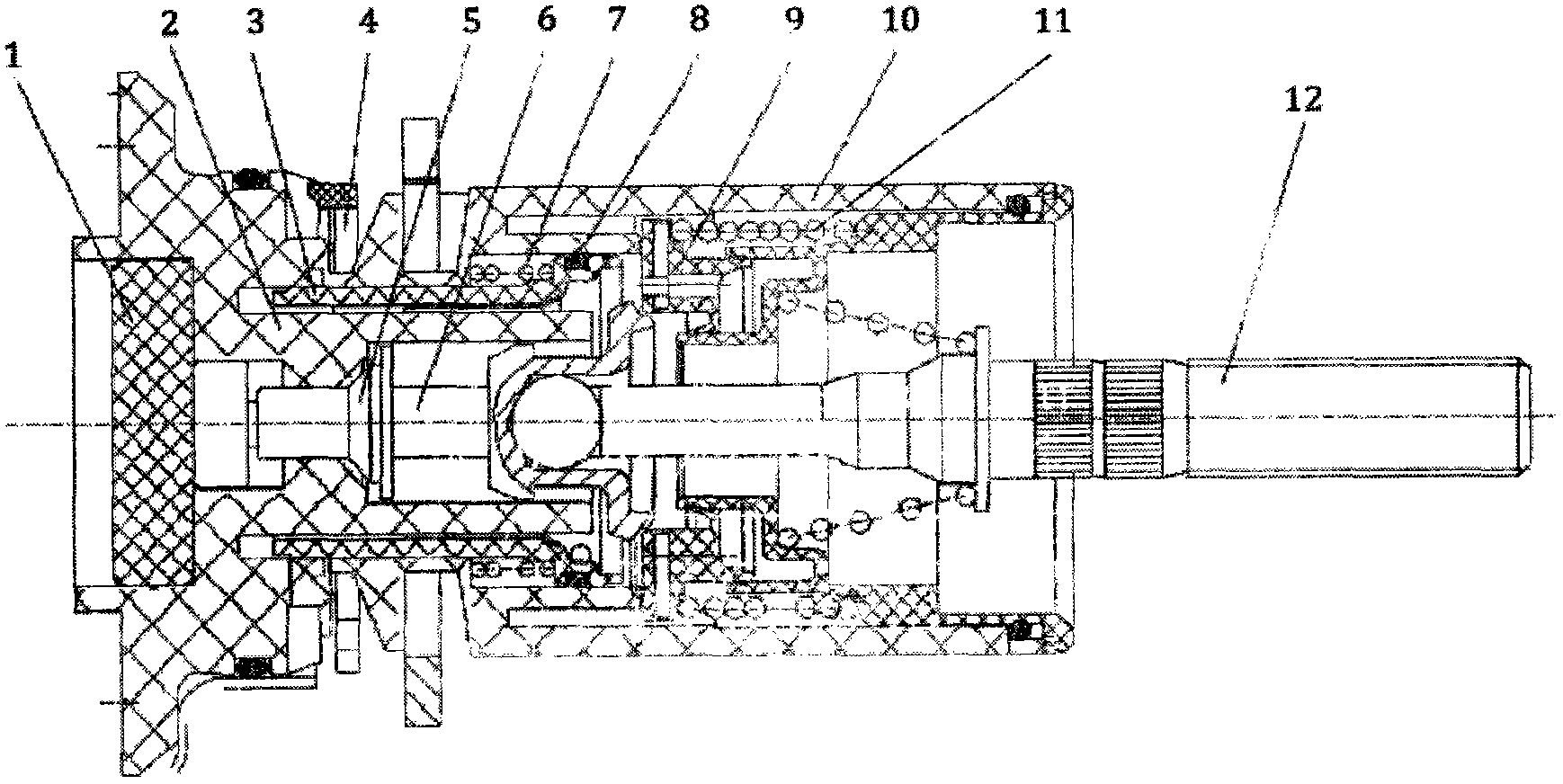 Vacuum boosting method of automotive brake with emergency braking assisting function