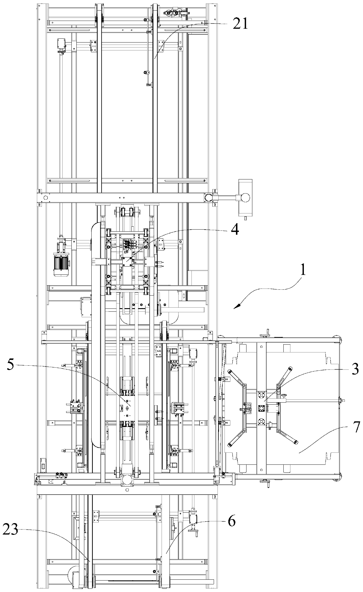 Ceramic tiles packaging machine