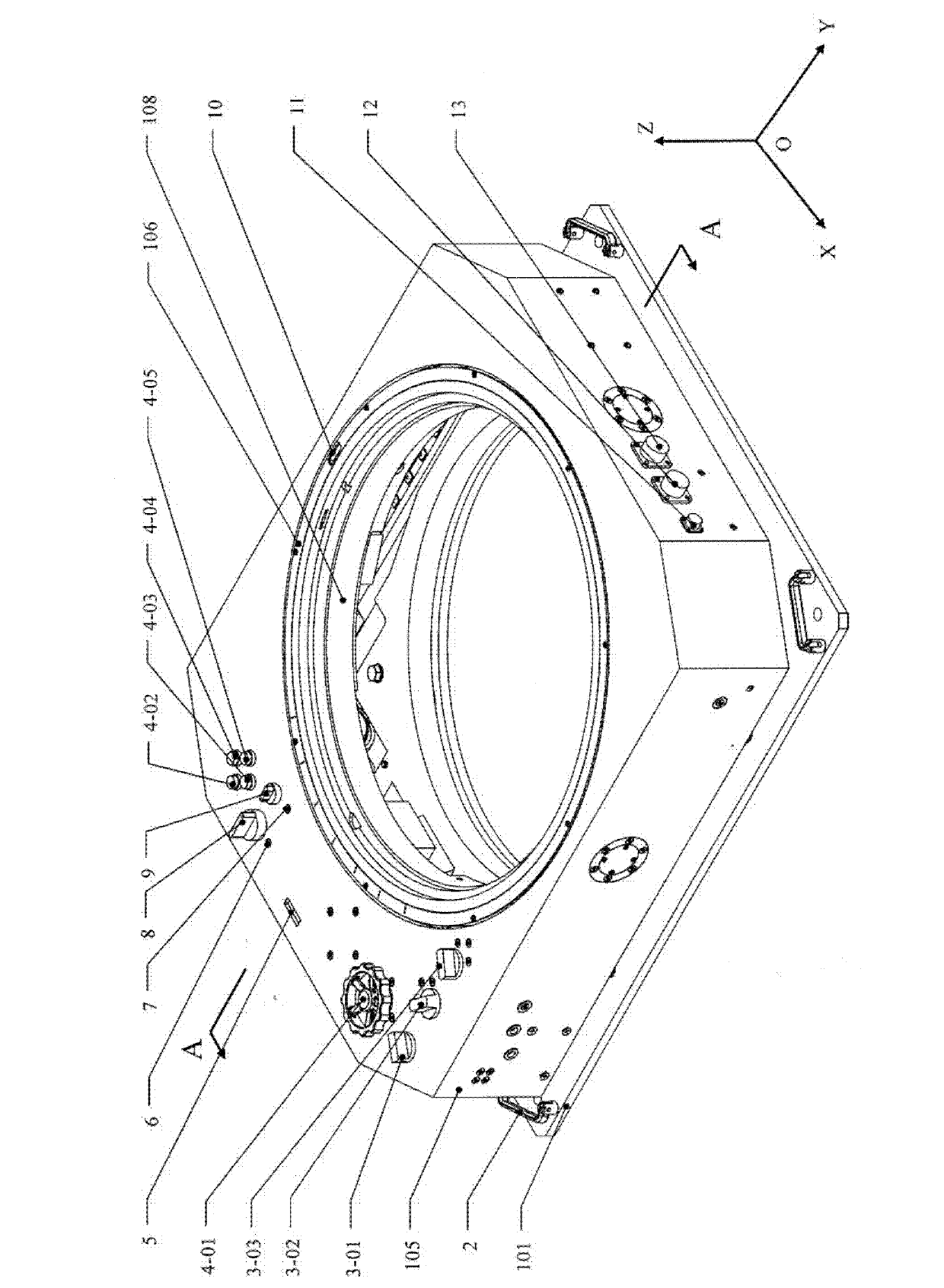 Multifunctional aerial remote sensing triaxial inertially stabilized platform system