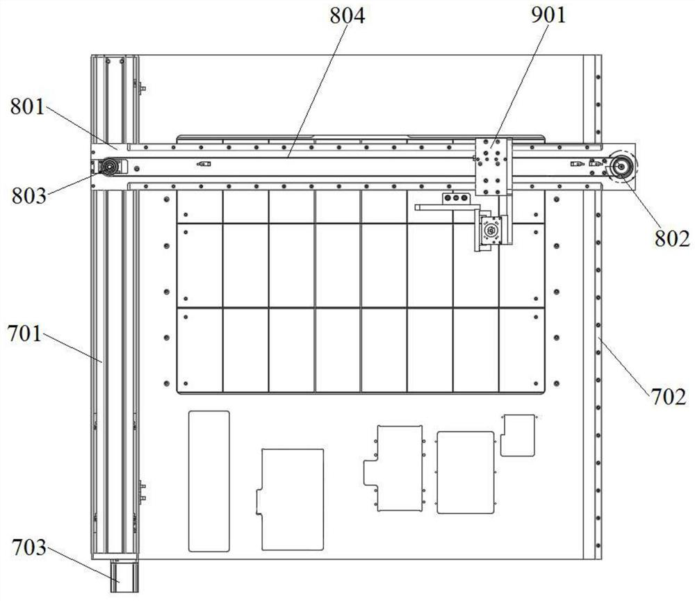 A commercial film laminating machine and a paid film laminating method based on the commercial film laminating machine