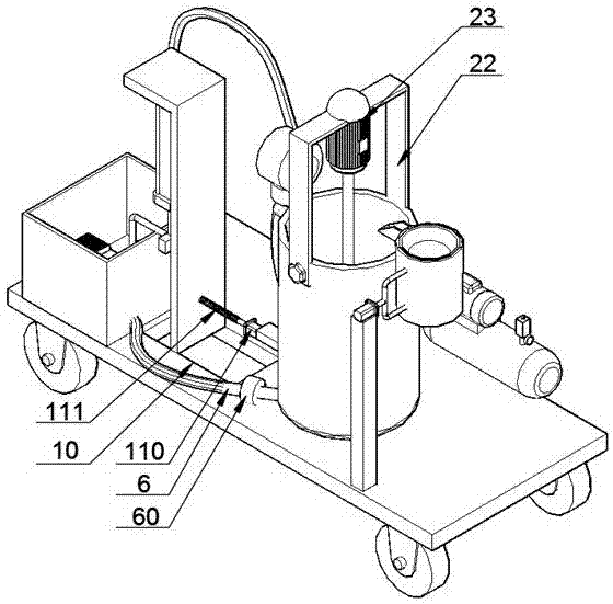 High-speed lime slurry agitator for house building coating