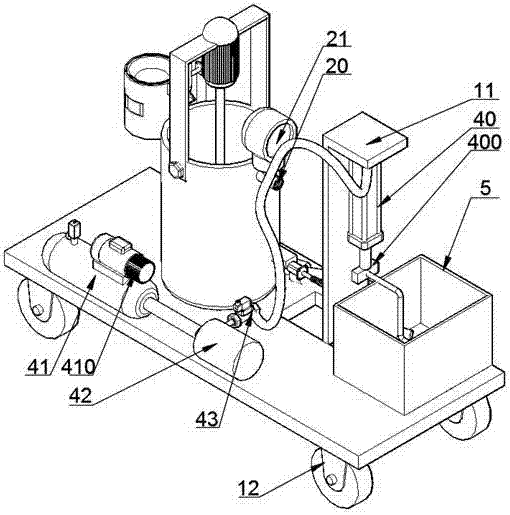 High-speed lime slurry agitator for house building coating