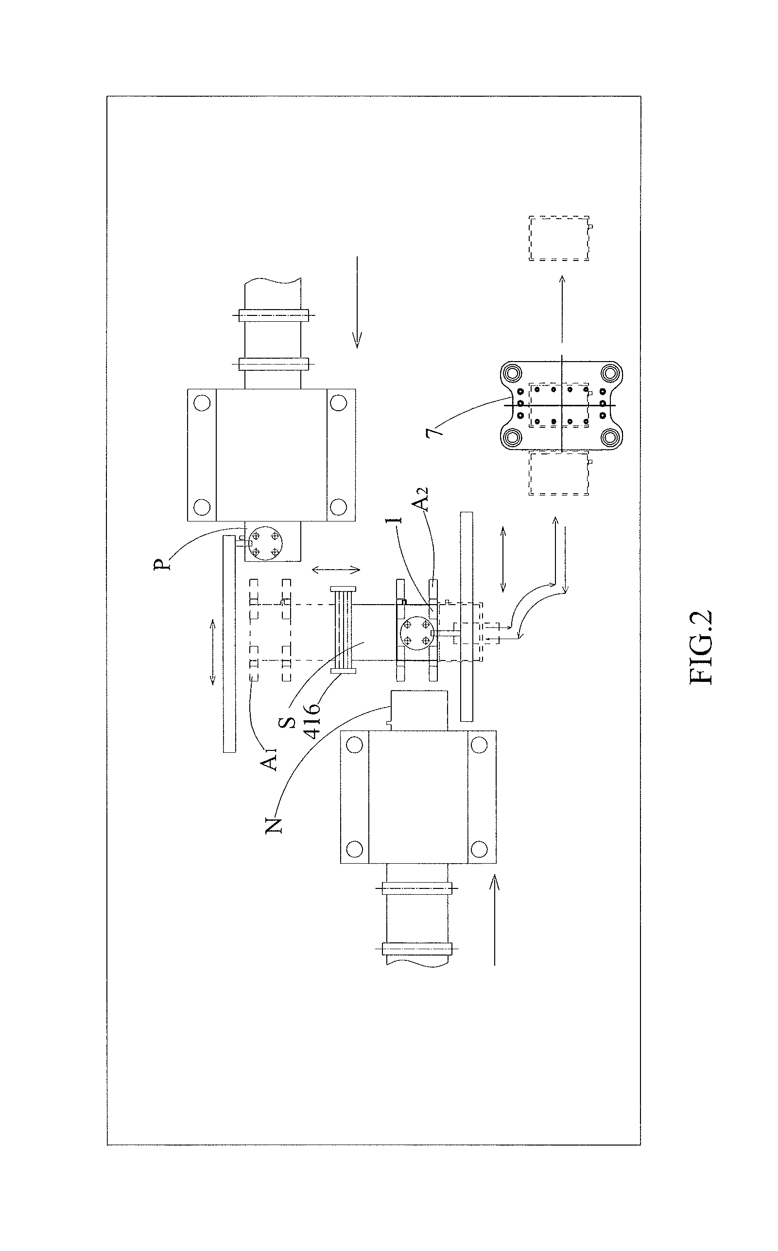 Laminated cell preparation device