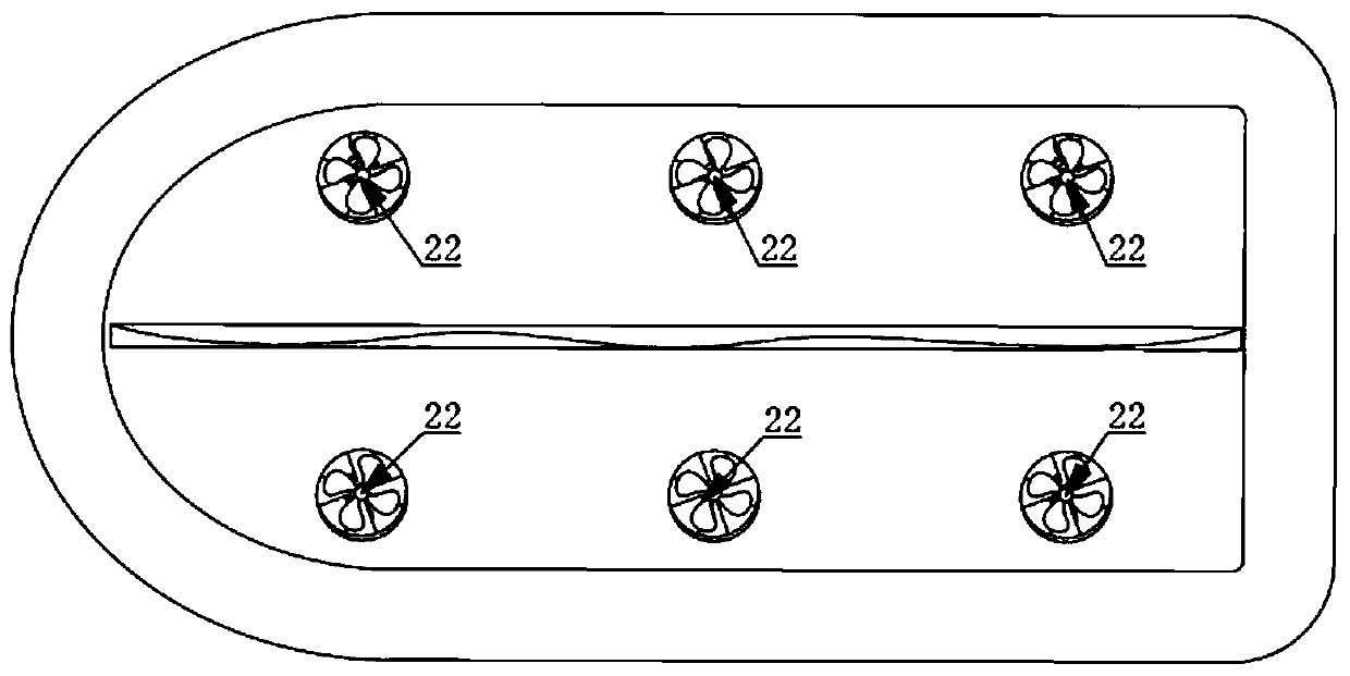 Surface-piercing type mobile pulsation load air cushion icebreaker