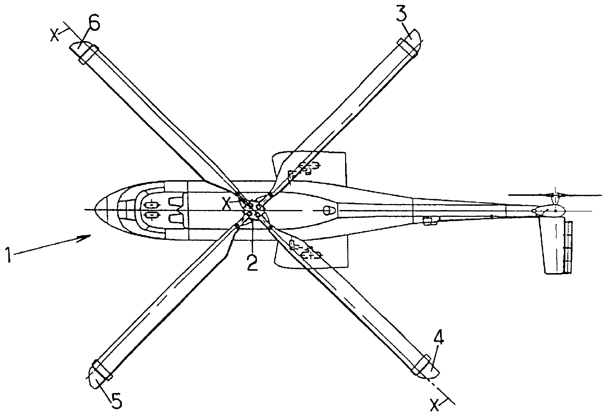 Blade pitch locking device for a main rotor of a rotary-wing aircraft