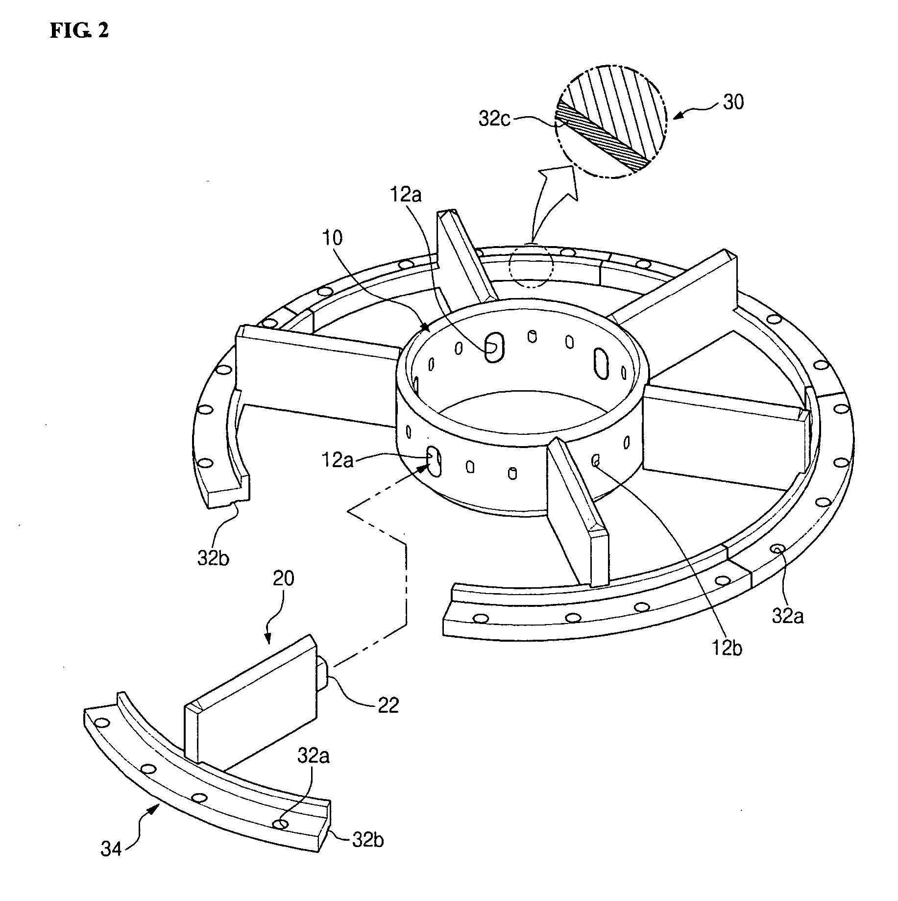 Ablative baffle for a liquid rocket engine thrust chamber