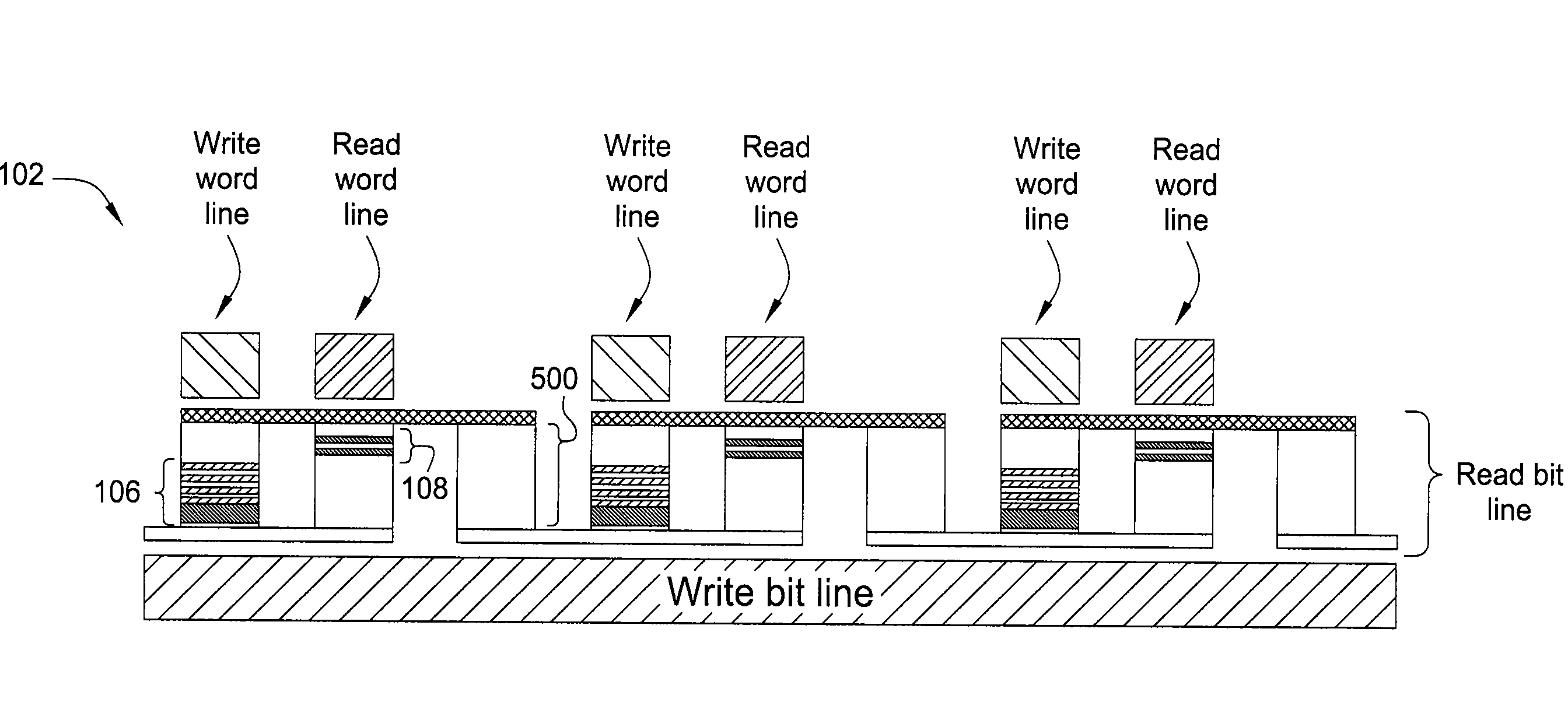 Hybrid superconducting-magnetic memory cell and array