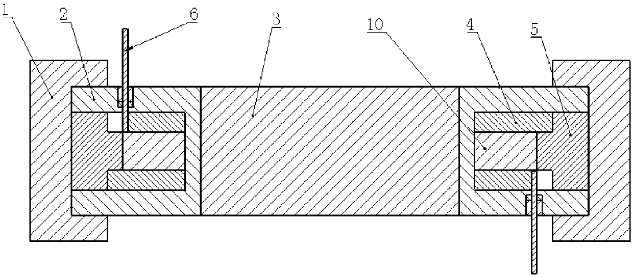 Method for measuring dynamic damage degree of rock in confining pressure condition