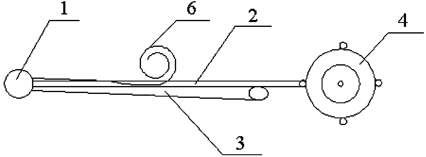 Fire attack device for clearing power transmission wire plastic foreign matters