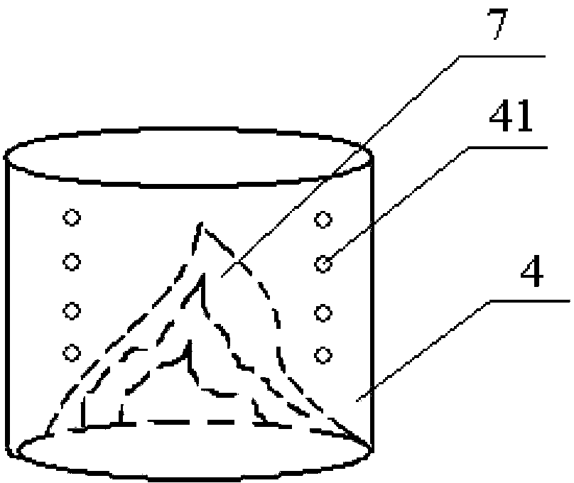 Fire attack device for clearing power transmission wire plastic foreign matters